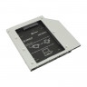Переходник SSD(SATA) в привод н/б "ORICO" L95SS-V1-SV, 9.5мм, алюминий
