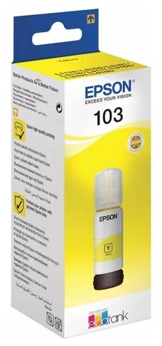 Картридж Epson C13T00S44A  103 EcoTank для L3100-L3150 жёлтый