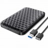 Корпус для HDD 2.5" USB3.0  "Orico" 2520U3-BK-EP, чёрный