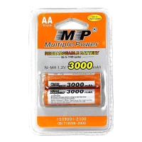 Аккумуляторная батарея Multiple Power MP AA, NiMH, 3000mAh/1.2V комплект - 2 шт.