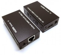 Удлинитель Extender HDMI до 60м ч/з Сет.к. CAT6