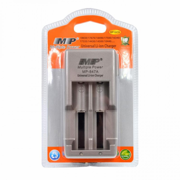 Зарядное устройство Multiple Power MP-847A, 18650/18500/16340/14500/10440