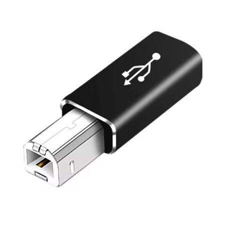 Переходник*  TypeC F - USB BM, металл