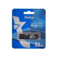 USB флеш 32Gb Netac, NT03U351N-032G-30BK, USB3.0 черный