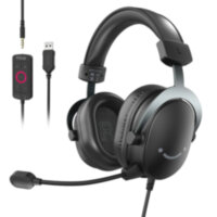 Наушники Fifine AMPLIGAME H9, USB-адаптер, чёрные