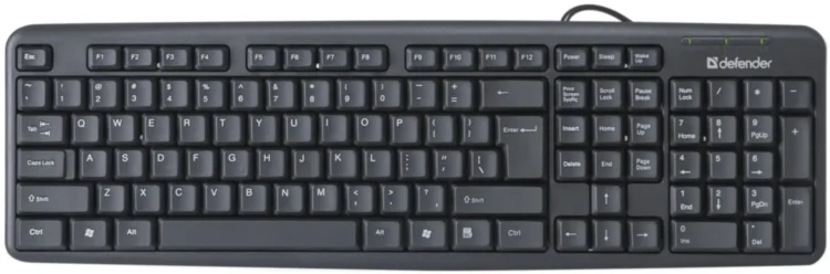 Клавиатура Defender Element HB-520 KZ черный