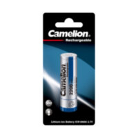 Аккумуляторная батарея Camelion ICR18650F-22-BP, Lithium, 3,7V, 2200 mAh, 1 шт., Блистер