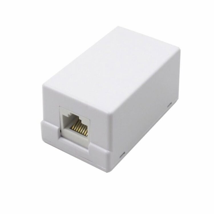 Розетка RJ45 HM-HB12-6e, 1порт, настенная