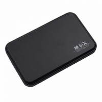 Корпус для HDD 2.5" USB3.0 "M-SOL"  2518 U3 , кабель+чехол, чёрный