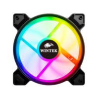 Кулер для кейса Wintek M2-B-14 Colorful, 14 см, 4 pin MOLEX