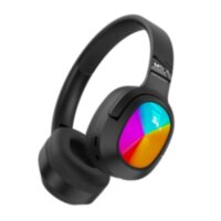 Наушники Bluetooth YTKY 2962, microSD, светомузыка, черный