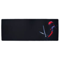 Коврик "Deadpool Black" (800x300x3 mm) оверлок 4K