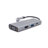 Многофункциональная док станция ACASIS AC-1UHVP, 4 в 1, HDMI 4K/30Гц, VGA 1080p/60Гц, USB 3.1 Type-C