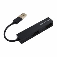 USB Hub iETOP DESIGN H35, mini, 4-порта, 10см, черный