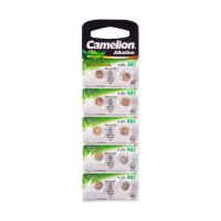 Батарейка Camelion AG3-BP10(0%Hg), Alkaline, AG3, 1.5V, 2 шт. (1 пара)