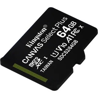 microSD HC  64Gb Kingston, class 10 (UHS-I)