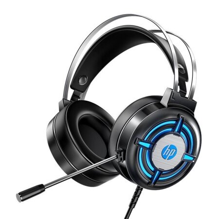 Наушники HP H120G, 2м, USB, больш/мягк, микроф