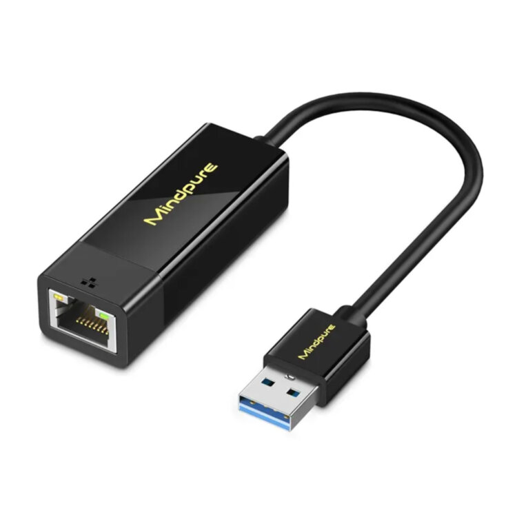 Сетевая карта USB3.0- LAN "Mindpure" UR002, LX10388, 1000Mbps