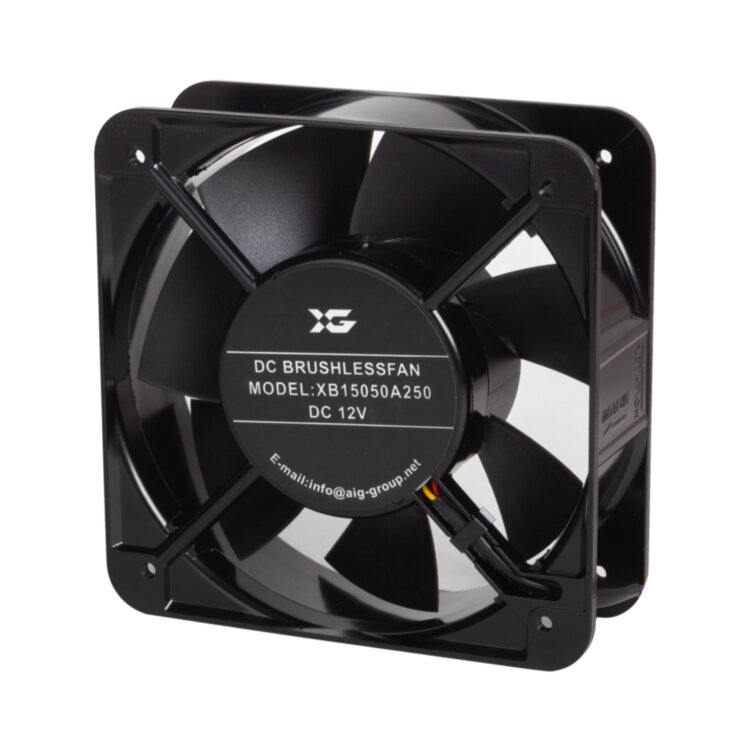 Кулер для корпуса X-Gamel, XB15050A250, 150x150x50мм, 12 в, 2.50 А, 4 pin