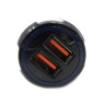 Автомобильно зарядное устройство SY-681, 2*USB 5V-3.1A, QuickCharge 3.0, черное