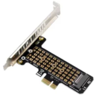 Адаптер M.2 NVMe SSD в PCIe x1 с поддержкой PCIe 4.0, для размеров 2230/2242/2260/2280