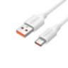Кабель Mindpure US027, LX10654, USB AM - TypeC M, 1м, 6А, белый