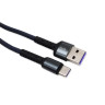 Кабель LDNIO LS64C-5A, USB AM - TypeC M, 2м, 5A, черный