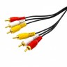 Интерфейсный кабель, 3RCA(M)-3RCA(M), "LAN", 1.5м