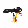 Интерфейсный кабель, 3RCA(M)-3RCA(M), "LAN", 1.5м