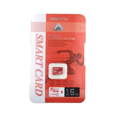 microSD HC  16GB TRANYOO, class 10