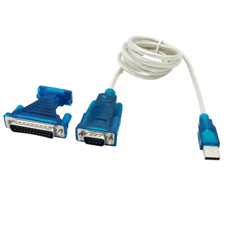 Переходник USB-RS-232 DB-9 + LPT, 2чипа PL2303, 1,5м