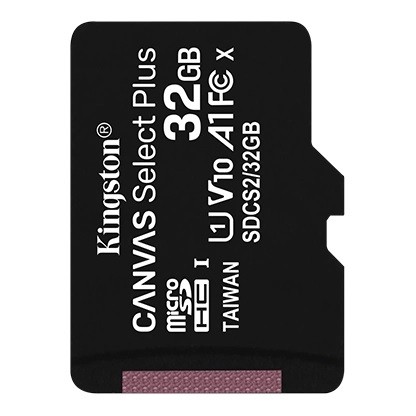 microSD HC  32GB Kingston, Class 10 (UHS-I)