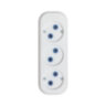Электрический удлинитель SVC, XP3S-50M, 3 розетки, 5 метров, 220-240В, 16A, Белый
