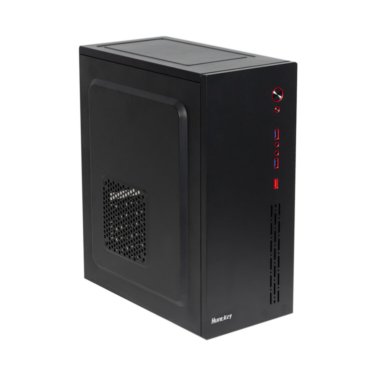 Компьютерный корпус HuntKey, HK360, ATX/Micro ATX, USB3.0, Чёрный