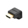 Переходник HDMI (F) - HDMI (M) угловой 90° Ugreen, HD112/20109
