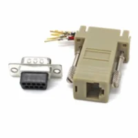 Адаптер RS232 DB9 мама к RJ45