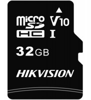 microSD HC 32GB Hikvision, class 10, U1 (SD адаптер)