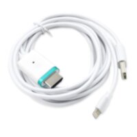 Мультимедийный конвертер HDMI (M) - Lightning + USB питание "LD8X"