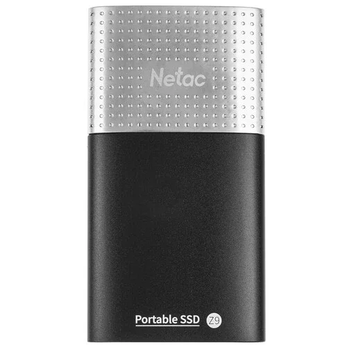 Внешний накопитель SSD 1Tb Netac, Z9 SLIM, NT01Z9-001T-32BK, Type-C, Чёрный