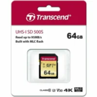 SD  64Gb Transcend, class 10 U3