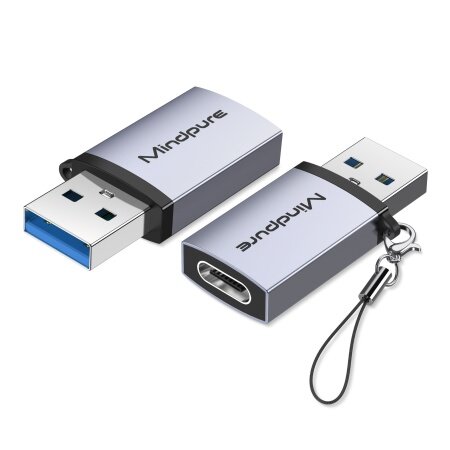 Переходник Mindpure USB3.2 Gen2 на USB Type-C AD055, LX10658