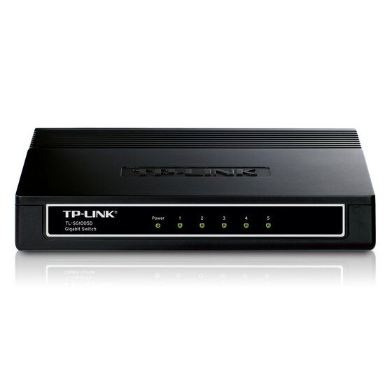 Коммутатор, TP-Link, TL-SG1005D, 5 портов 10/100/1000M RJ45, Корпус пластик