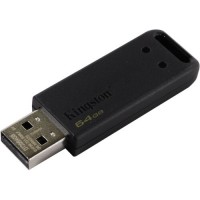 USB флеш 64Gb Kingston DT20, USB2.0 черный