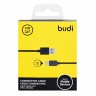 Кабель MicroUSB Budi M8J012, 1.2м черный, Зарядка, синхронизация, 1.2м