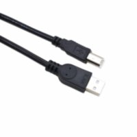 Кабель USB AM-BM, "iLAN", чёрный, 1.5м, (св.пак)