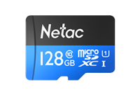 microSD HC 128Gb Netac P500STN, class 10 U1 (SD адаптер)