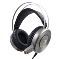 Наушники Xiberia V12U, мироф, USB 2.2м, динамик 50мм, серые
