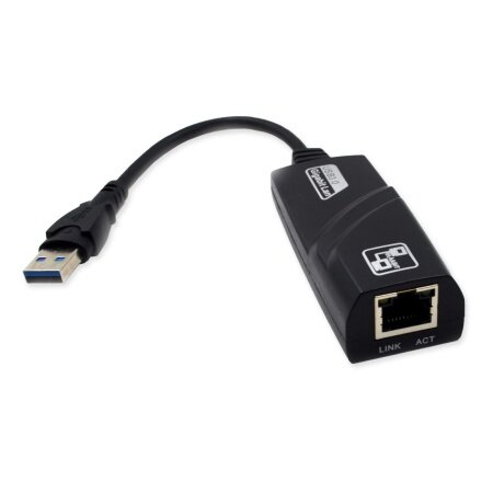 Сетевая карта USB3.0- LAN, 10/100/1000Mbps, чип ASIX AX88179A