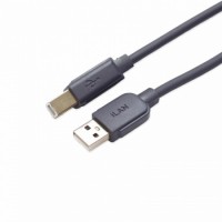 Кабель USB AM-BM, "iLAN" Lux, медь, 1.5 м