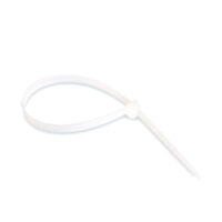 Хомут нейлоновый, Deluxe, СП 3.6*100 мм (Б), белый (100 штук в упаковке)